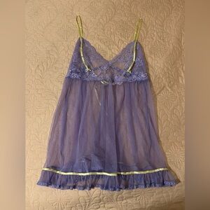 Victoria’s Secret Purple Sheer Babydoll Lingerie - S